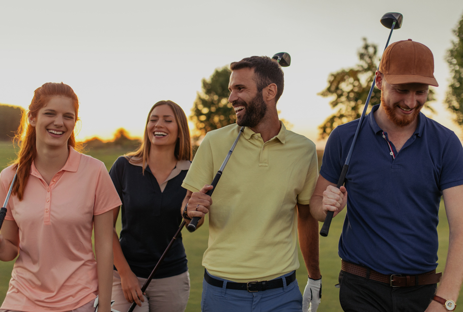 Group of golfers